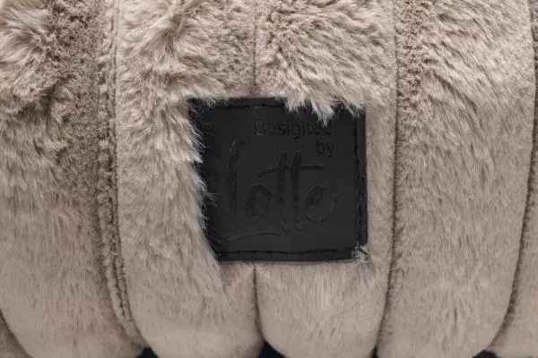 Katzenbett Reza - beige - rund - 50 x 50 x 15 cm